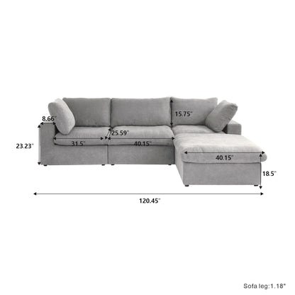 CloudComfort™ Modular Washable Classic Sofa