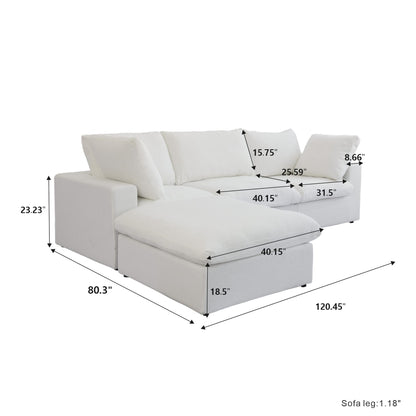 CloudComfort™ Modular Washable Classic Sofa