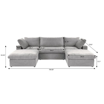 CloudComfort™ Modular Washable Classic Sofa