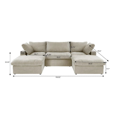 CloudComfort™ Modular Washable Classic Sofa