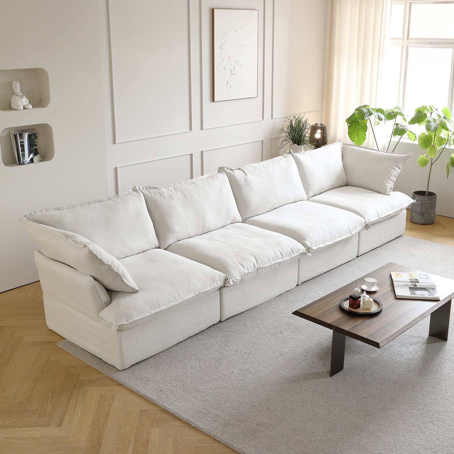 CloudComfort™ Modular Washable Luxe Sofa