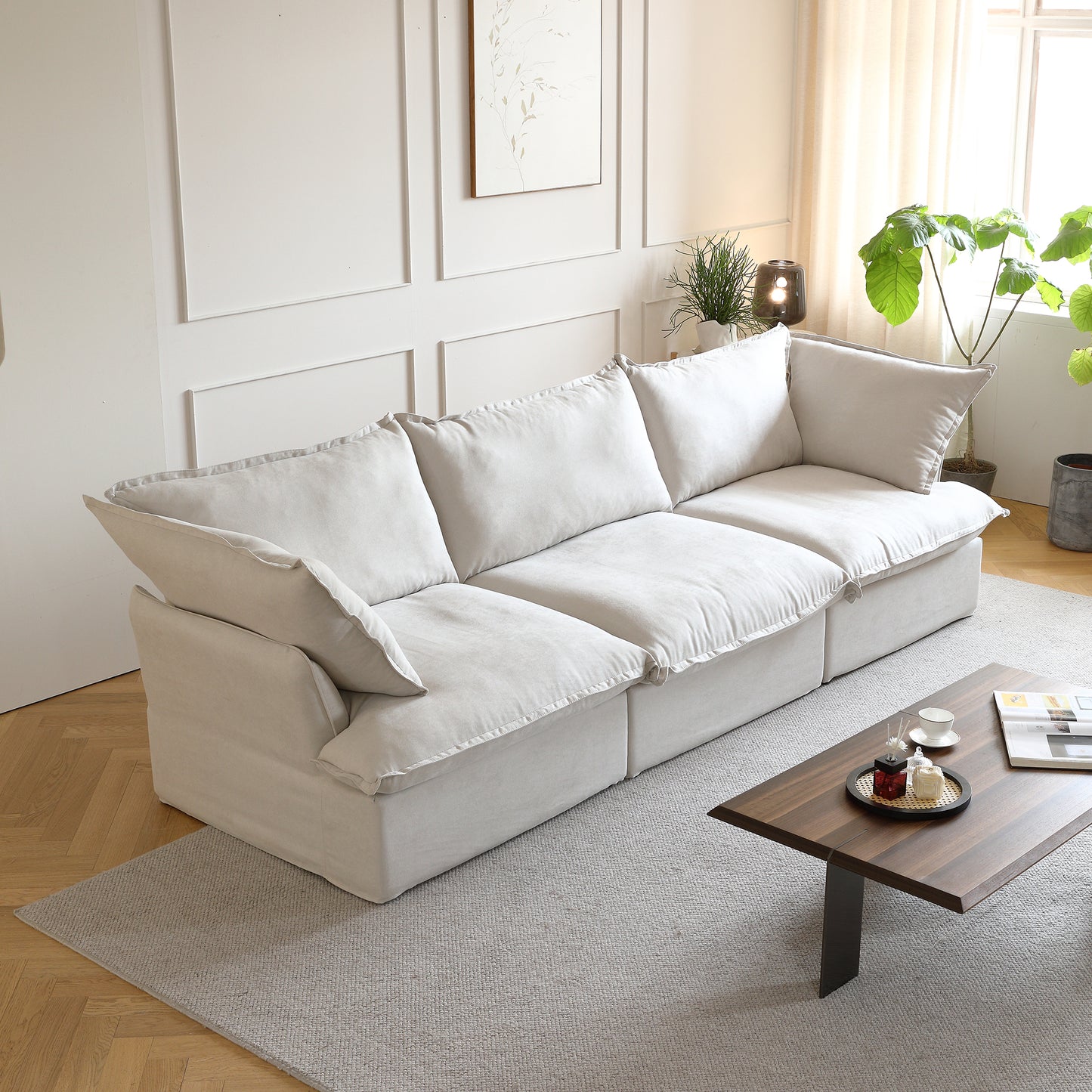 CloudComfort™ Modular Washable Luxe Sofa