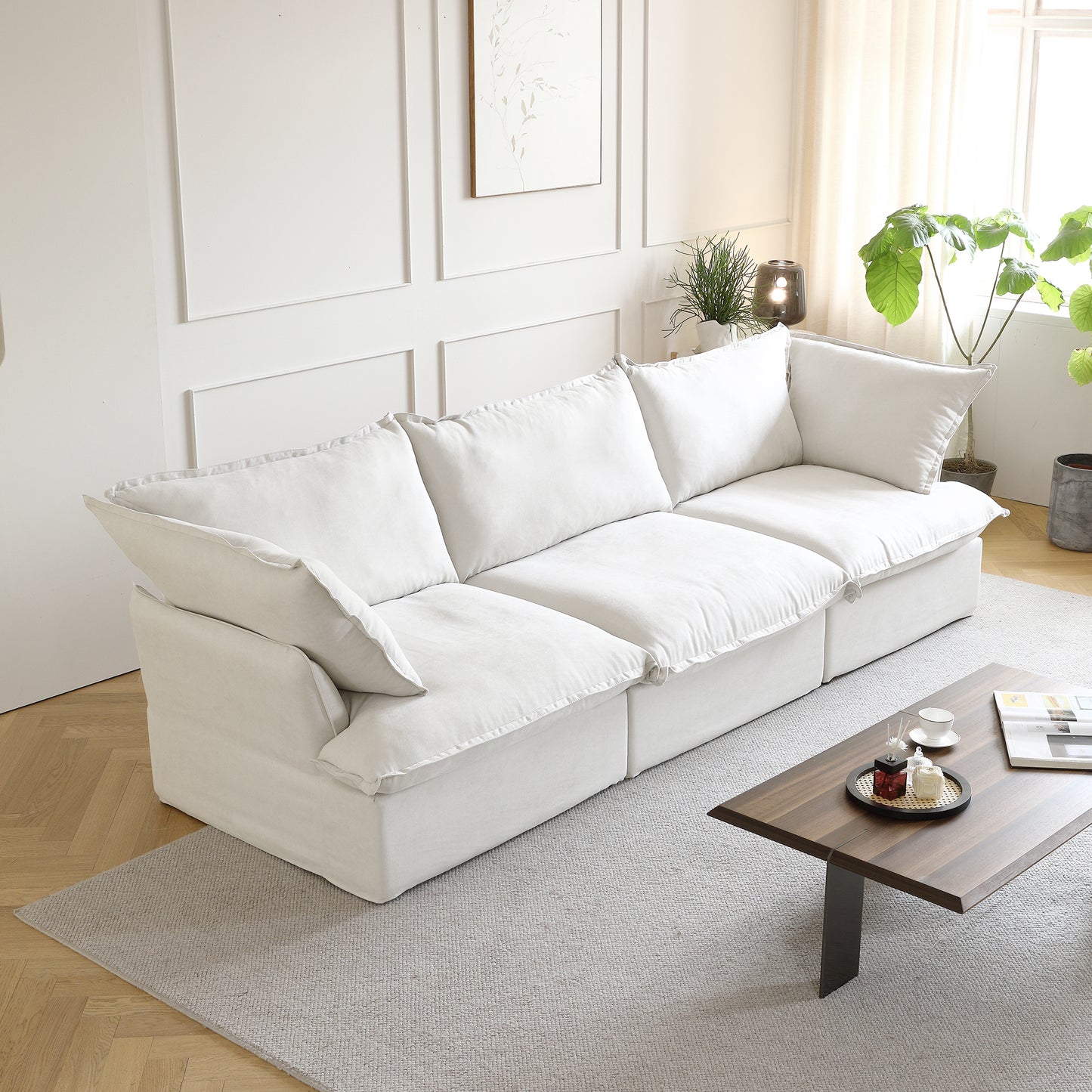 CloudComfort™ Modular Washable Luxe Sofa