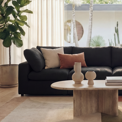 CloudComfort™ Modular Washable Classic Sofa - 4 Seater Chaise