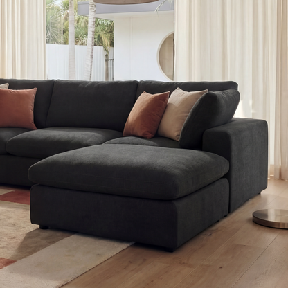 CloudComfort™ Modular Washable Classic Sofa - 4 Seater Chaise
