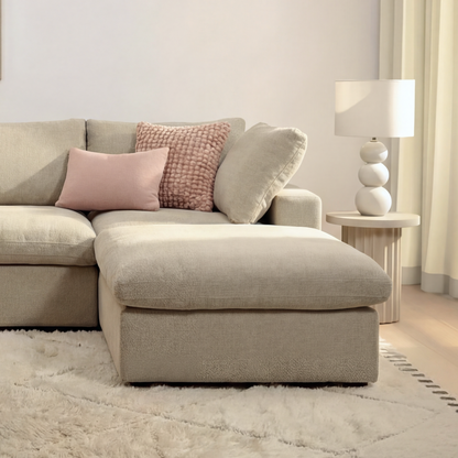 CloudComfort™ Modular Washable Classic Sofa - 4 Seater Chaise