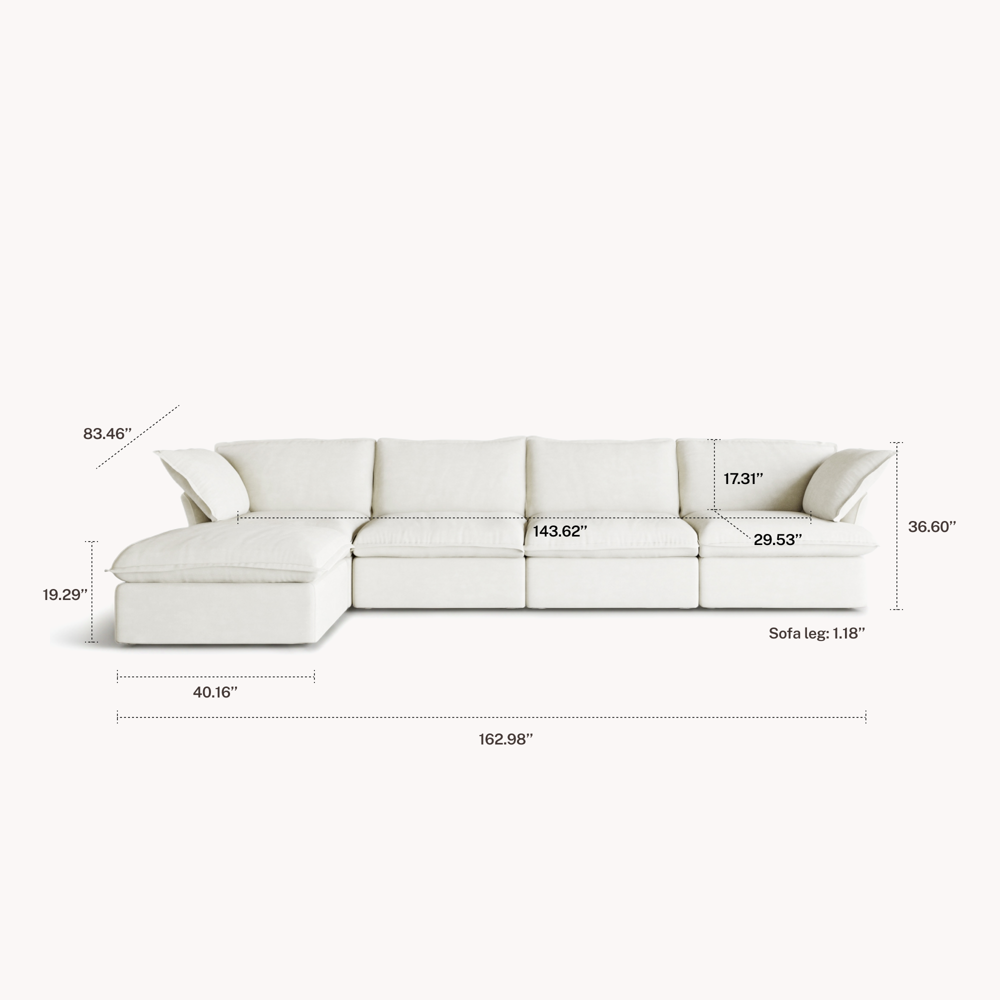 Product dimensions