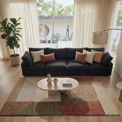 CloudComfort™ Modular Washable Classic Sofa - 4 Seater