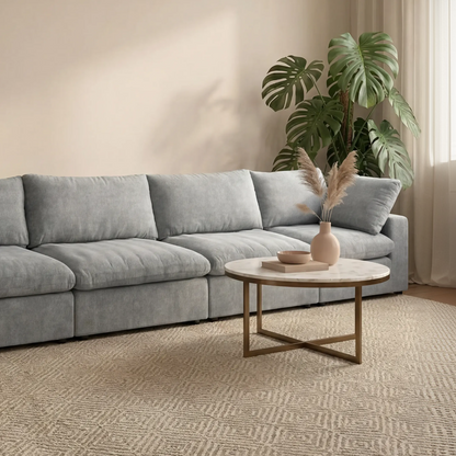 CloudComfort™ Modular Washable Classic Sofa - 4 Seater