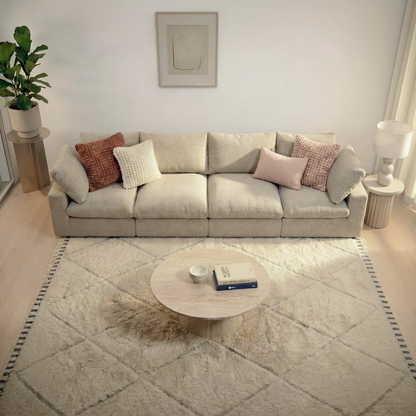 CloudComfort™ Modular Washable Classic Sofa - 4 Seater