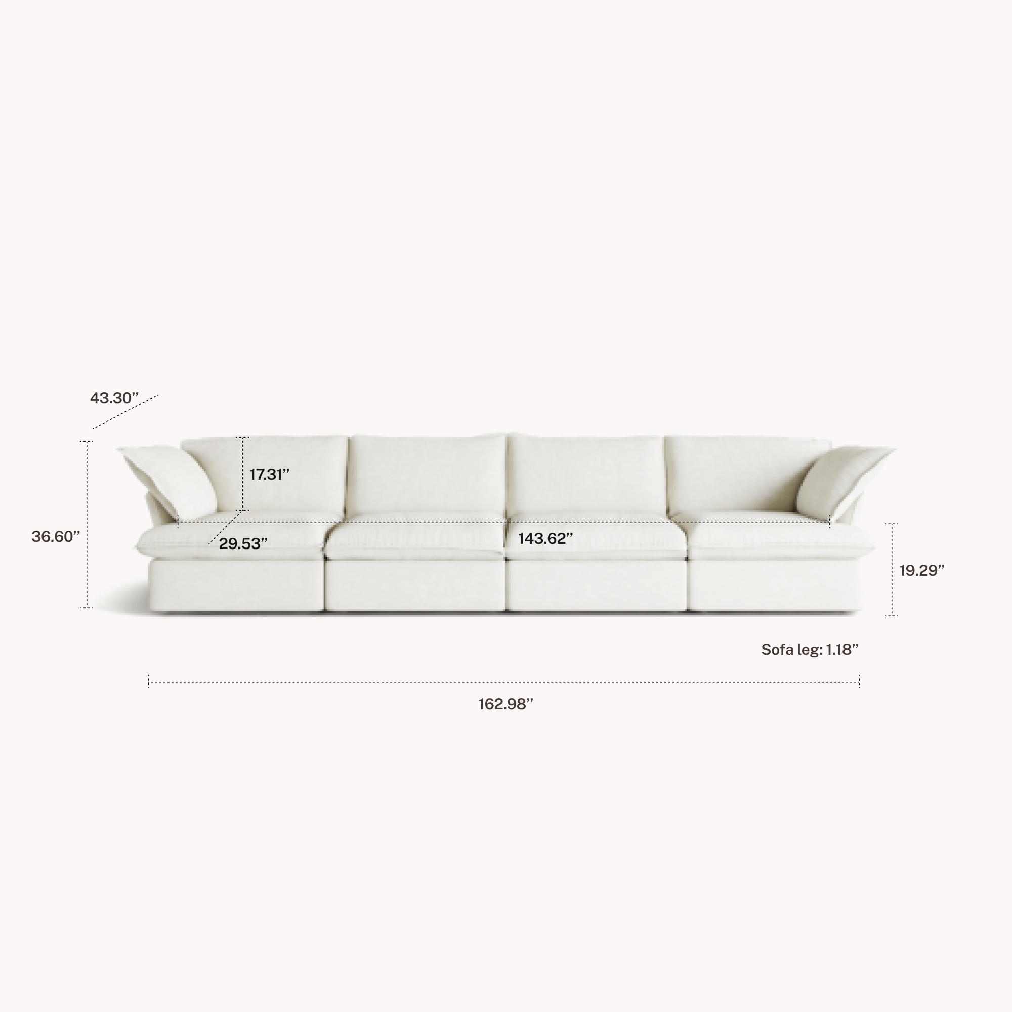 Product dimensions