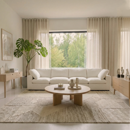 CloudComfort™ Modular Washable Classic Sofa - 4 Seater