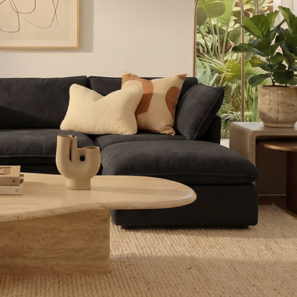 CloudComfort™ Modular Washable Luxe Sofa - 4 Seater U-Sectional