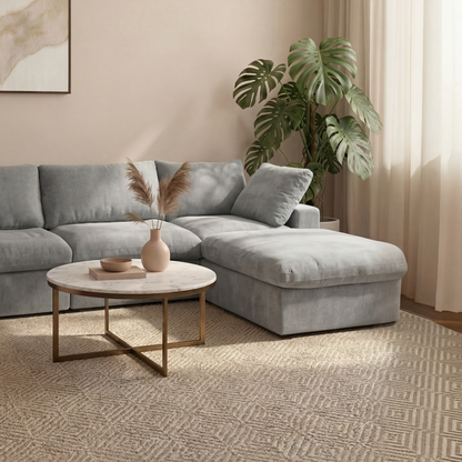 CloudComfort™ Modular Washable Classic Sofa - 4 Seater U-Sectional