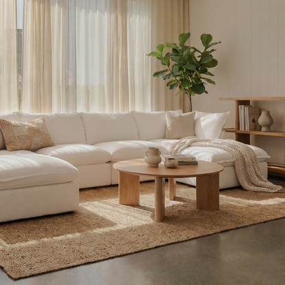 CloudComfort™ Modular Washable Luxe Sofa - 4 Seater U-Sectional