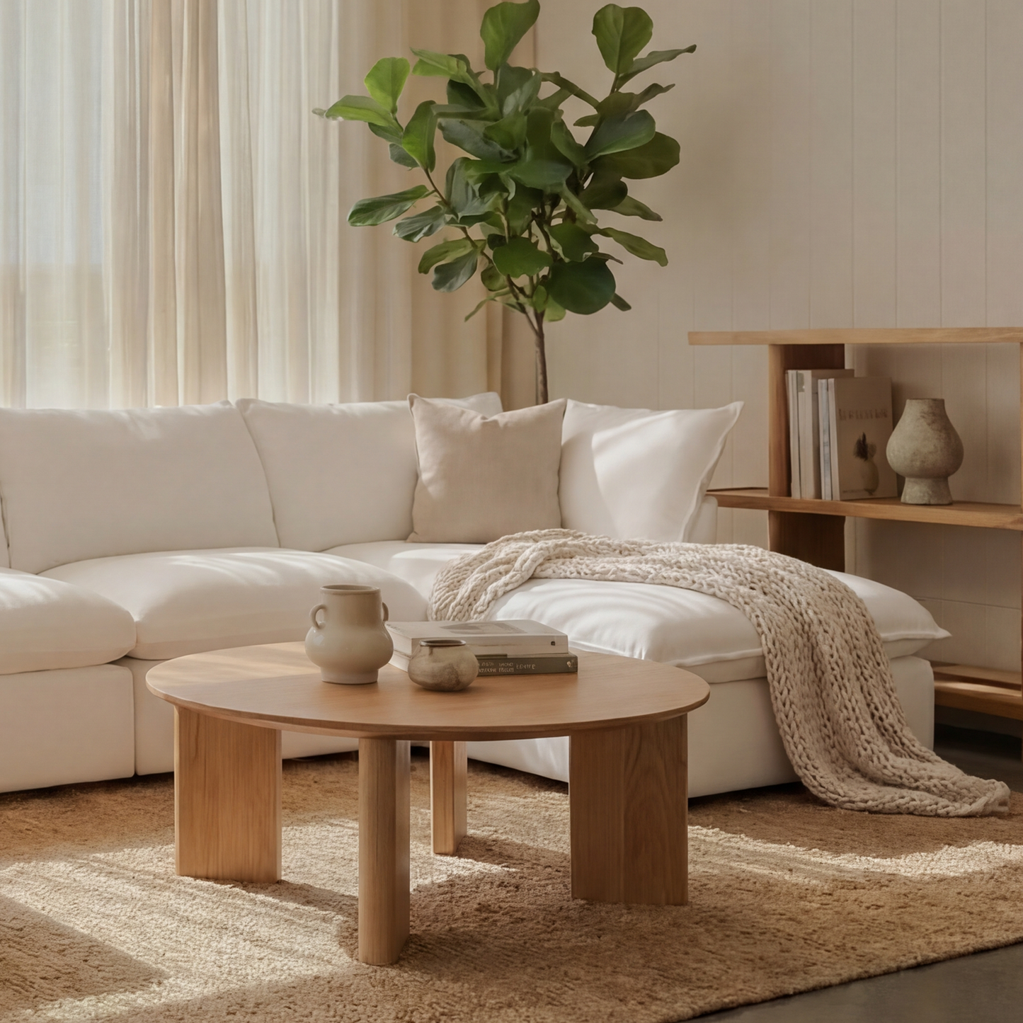 CloudComfort™ Modular Washable Luxe Sofa - 4 Seater U-Sectional