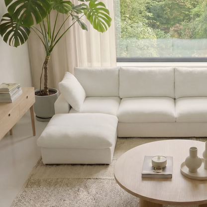 CloudComfort™ Modular Washable Classic Sofa - 4 Seater U-Sectional