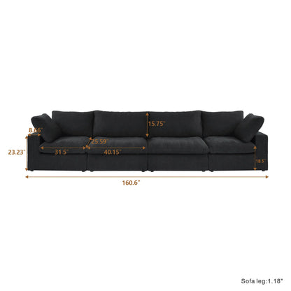 CloudComfort™ Modular Washable Classic Sofa