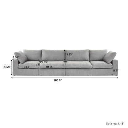 CloudComfort™ Modular Washable Classic Sofa