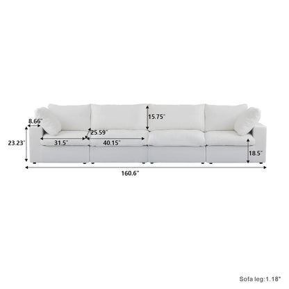 CloudComfort™ Modular Washable Classic Sofa