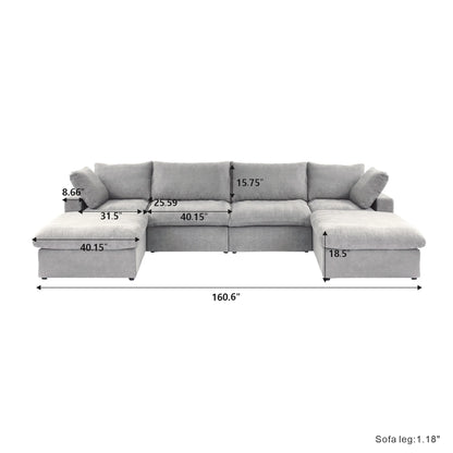 CloudComfort™ Modular Washable Classic Sofa