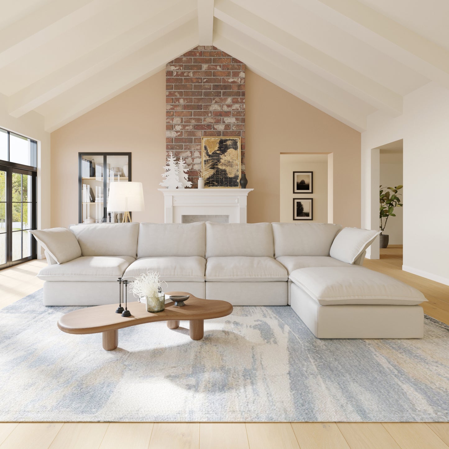 CloudComfort™ Modular Washable Luxe Sofa