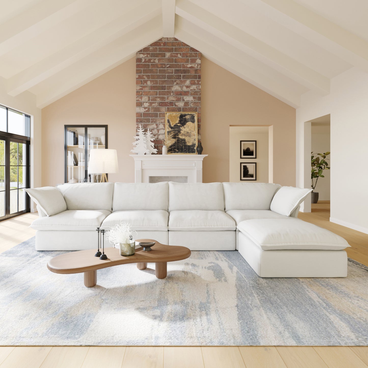 CloudComfort™ Modular Washable Luxe Sofa