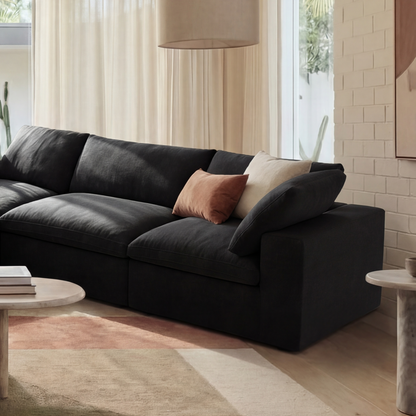 CloudComfort™ Modular Washable Classic Sofa - 5 Seater Corner Sectional