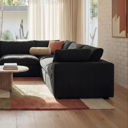 CloudComfort™ Modular Washable Classic Sofa - 5 Seater Corner Sectional