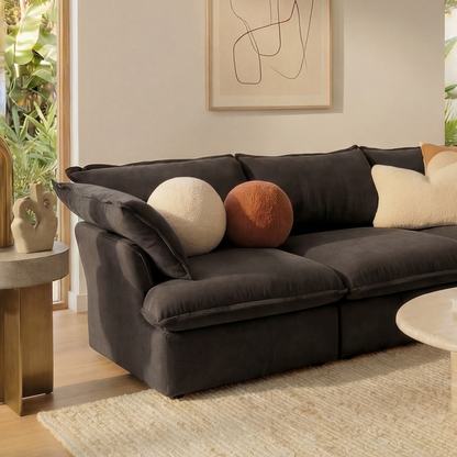 CloudComfort™ Modular Washable Luxe Sofa - 5 Seater Corner Sectional