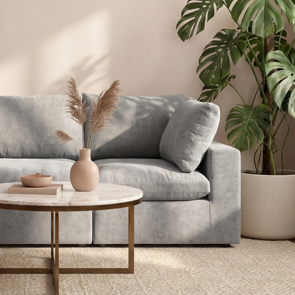 CloudComfort™ Modular Washable Classic Sofa - 5 Seater Corner Sectional