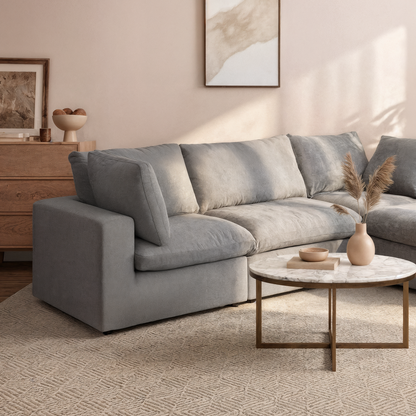 CloudComfort™ Modular Washable Classic Sofa - 5 Seater Corner Sectional