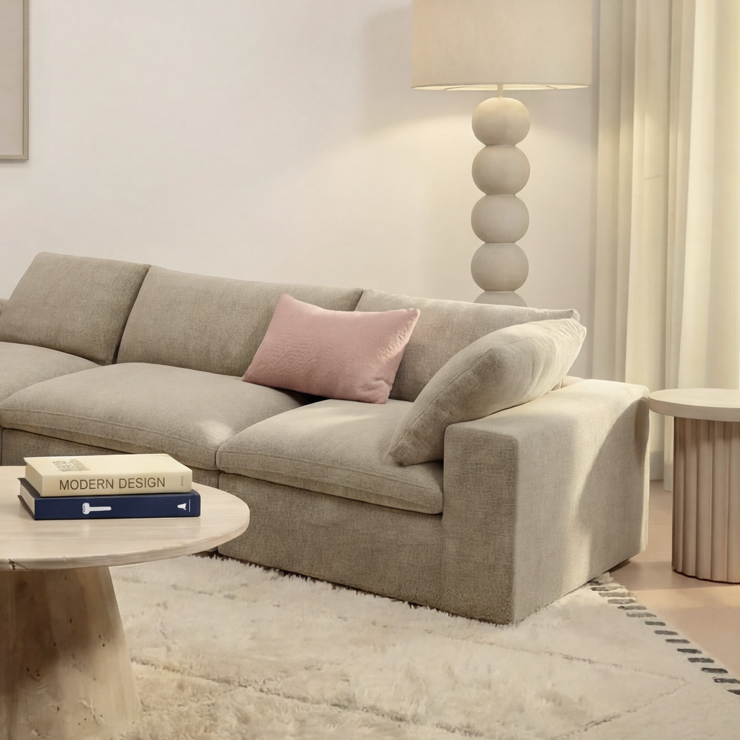 CloudComfort™ Modular Washable Classic Sofa - 5 Seater Corner Sectional