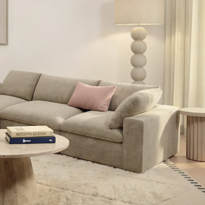 CloudComfort™ Modular Washable Classic Sofa - 5 Seater Corner Sectional