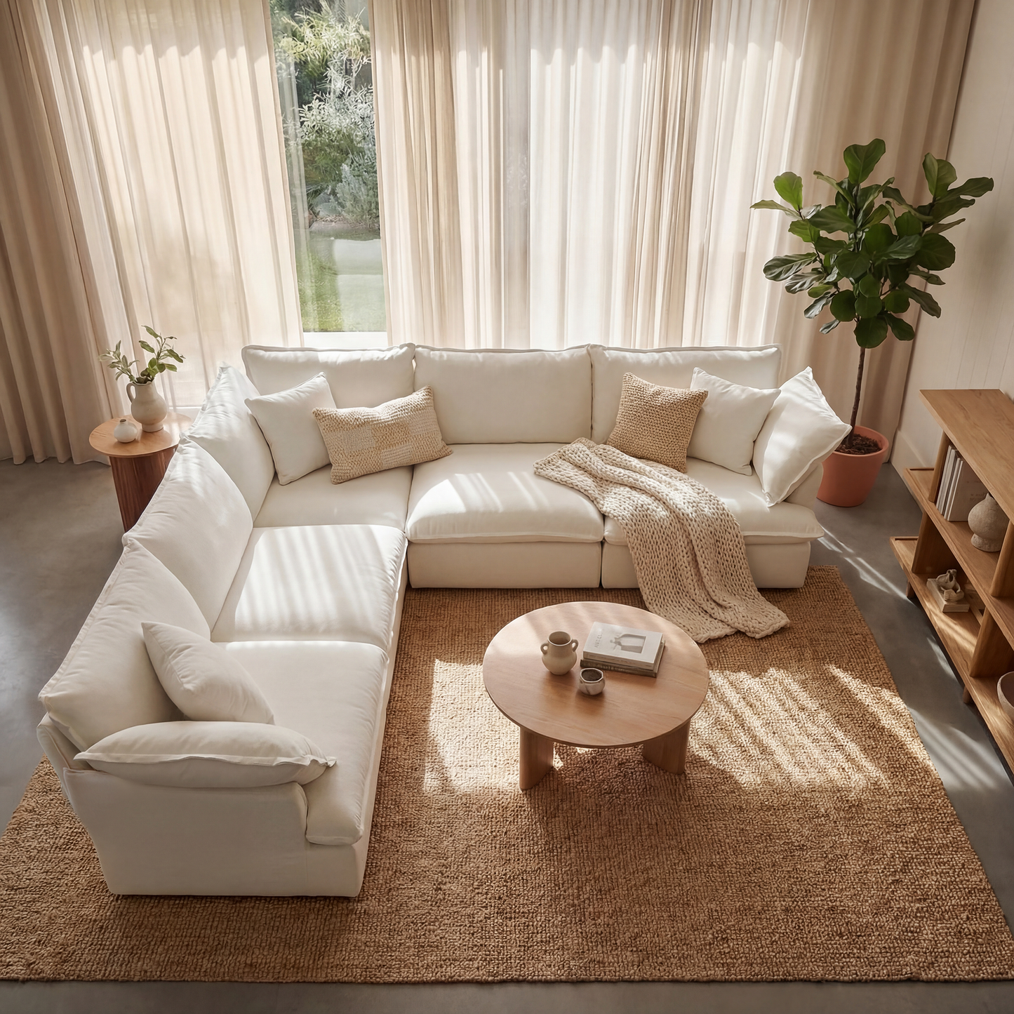 CloudComfort™ Modular Washable Luxe Sofa - Slipcovers Only