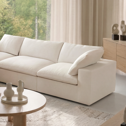 CloudComfort™ Modular Washable Classic Sofa - 5 Seater Corner Sectional