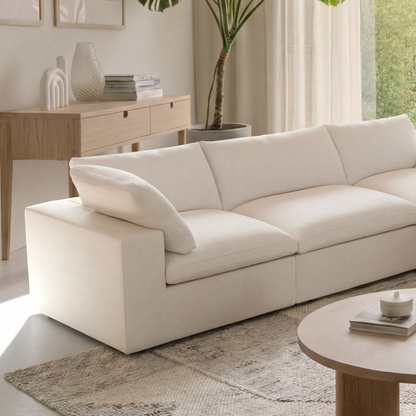 CloudComfort™ Modular Washable Classic Sofa - 5 Seater Corner Sectional