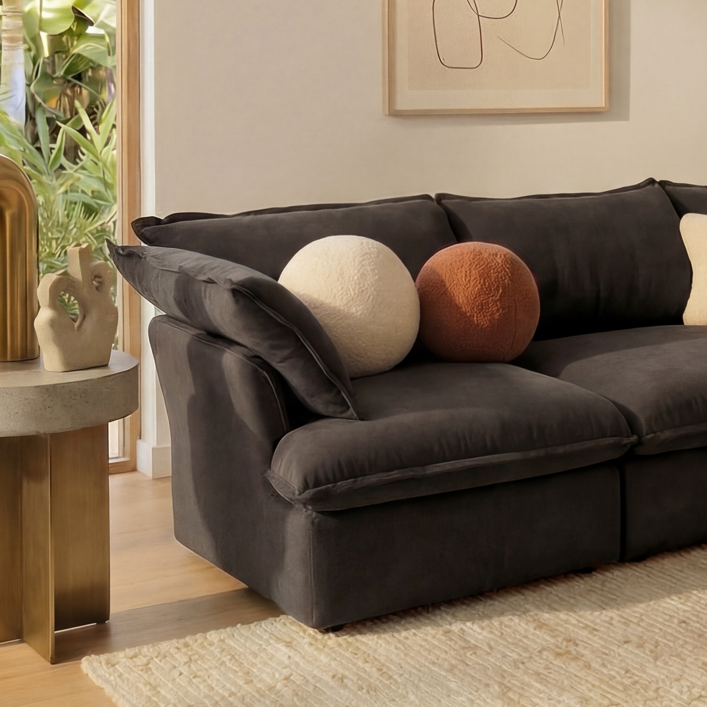 CloudComfort™ Modular Washable Luxe Sofa - Slipcovers Only