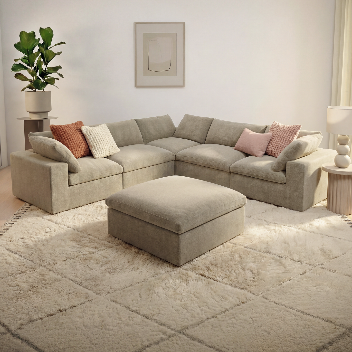 CloudComfort™ Modular Washable Classic Sofa - Slipcovers Only