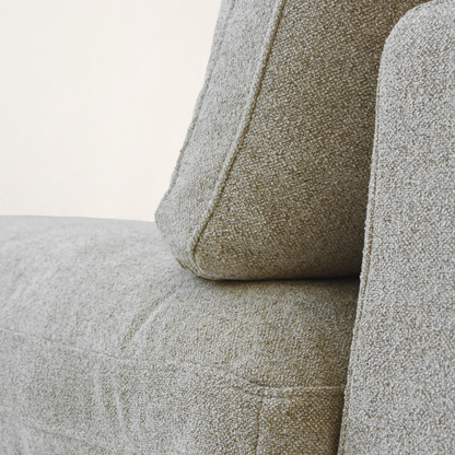 CloudComfort™ Modular Washable Classic Sofa - 5 Seater Corner Sectional + Ottoman