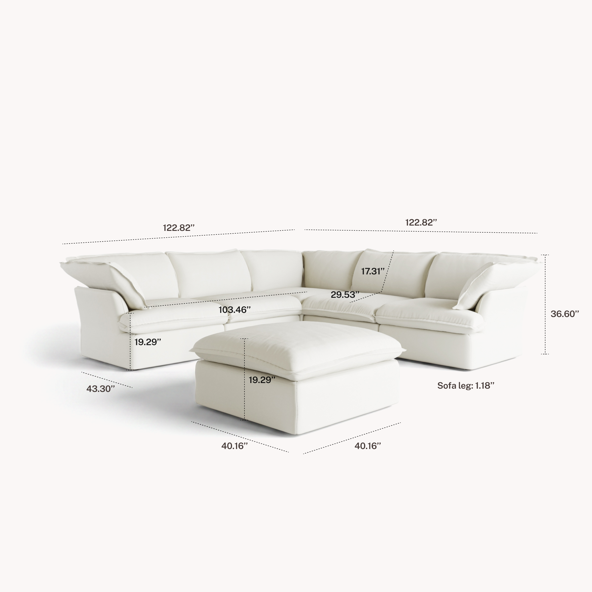 Product dimensions