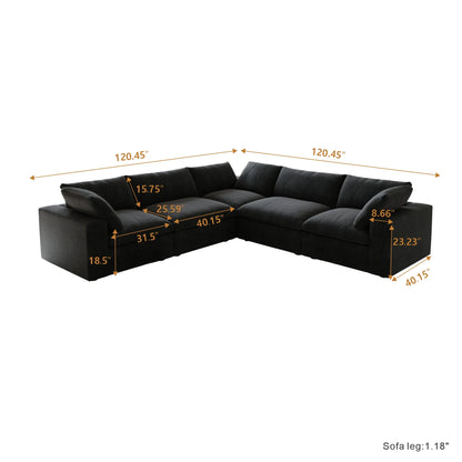 CloudComfort™ Modular Washable Classic Sofa
