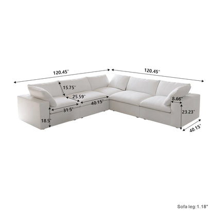CloudComfort™ Modular Washable Classic Sofa