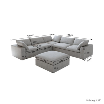 CloudComfort™ Modular Washable Classic Sofa