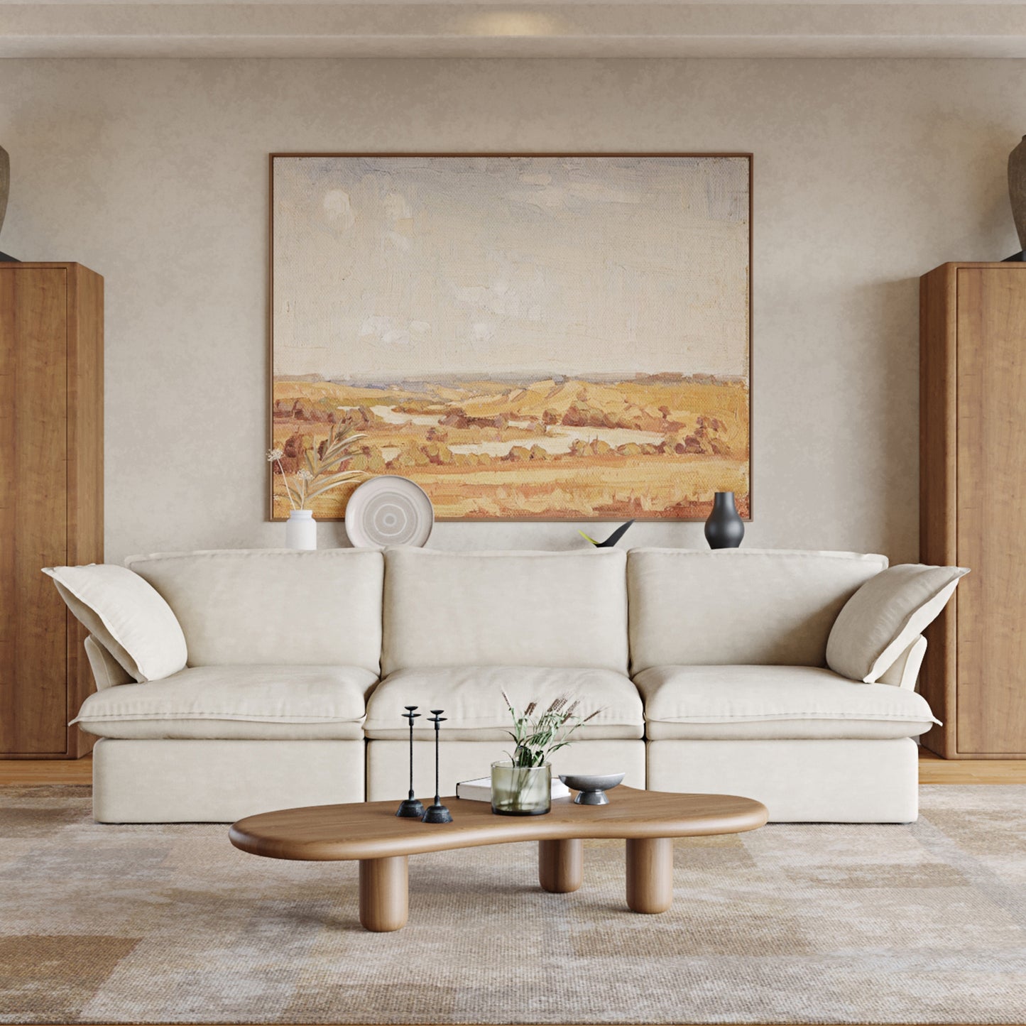 CloudComfort™ Modular Washable Luxe Sofa