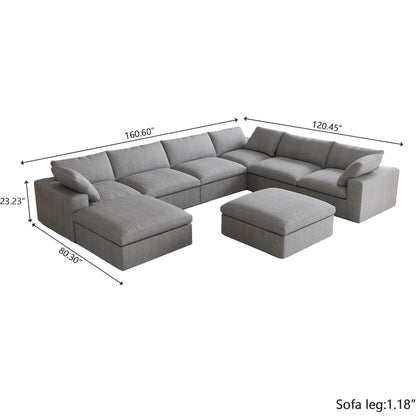 CloudComfort™ Modular Washable Classic Sofa