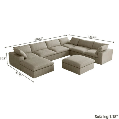 CloudComfort™ Modular Washable Classic Sofa
