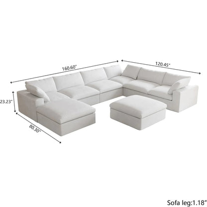 CloudComfort™ Modular Washable Classic Sofa