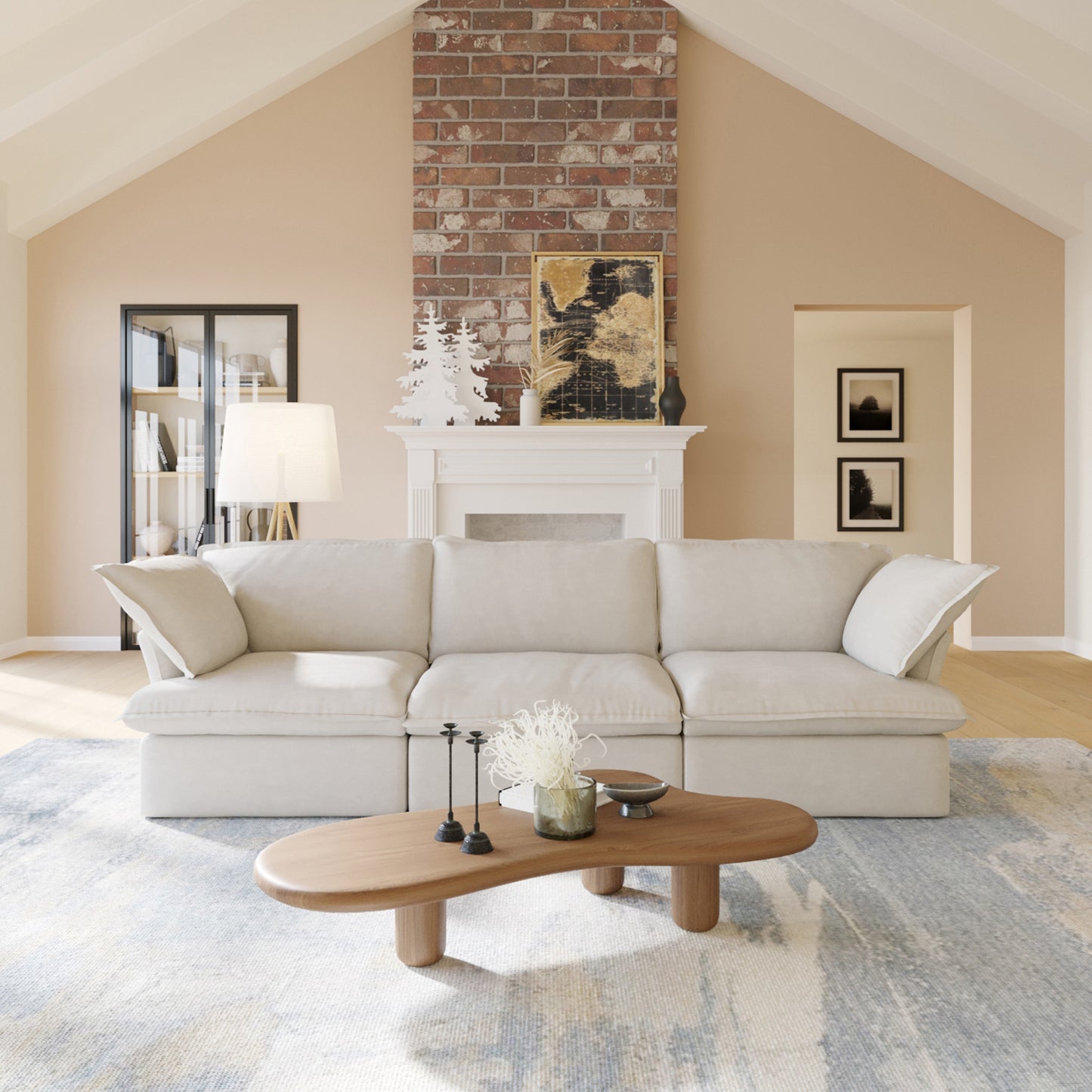 CloudComfort™ Modular Washable Luxe Sofa