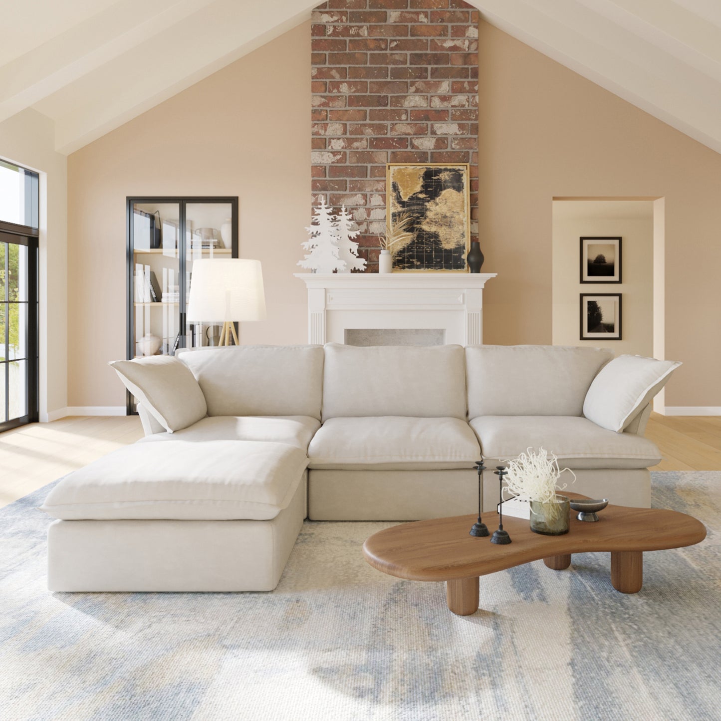 CloudComfort™ Modular Washable Luxe Sofa